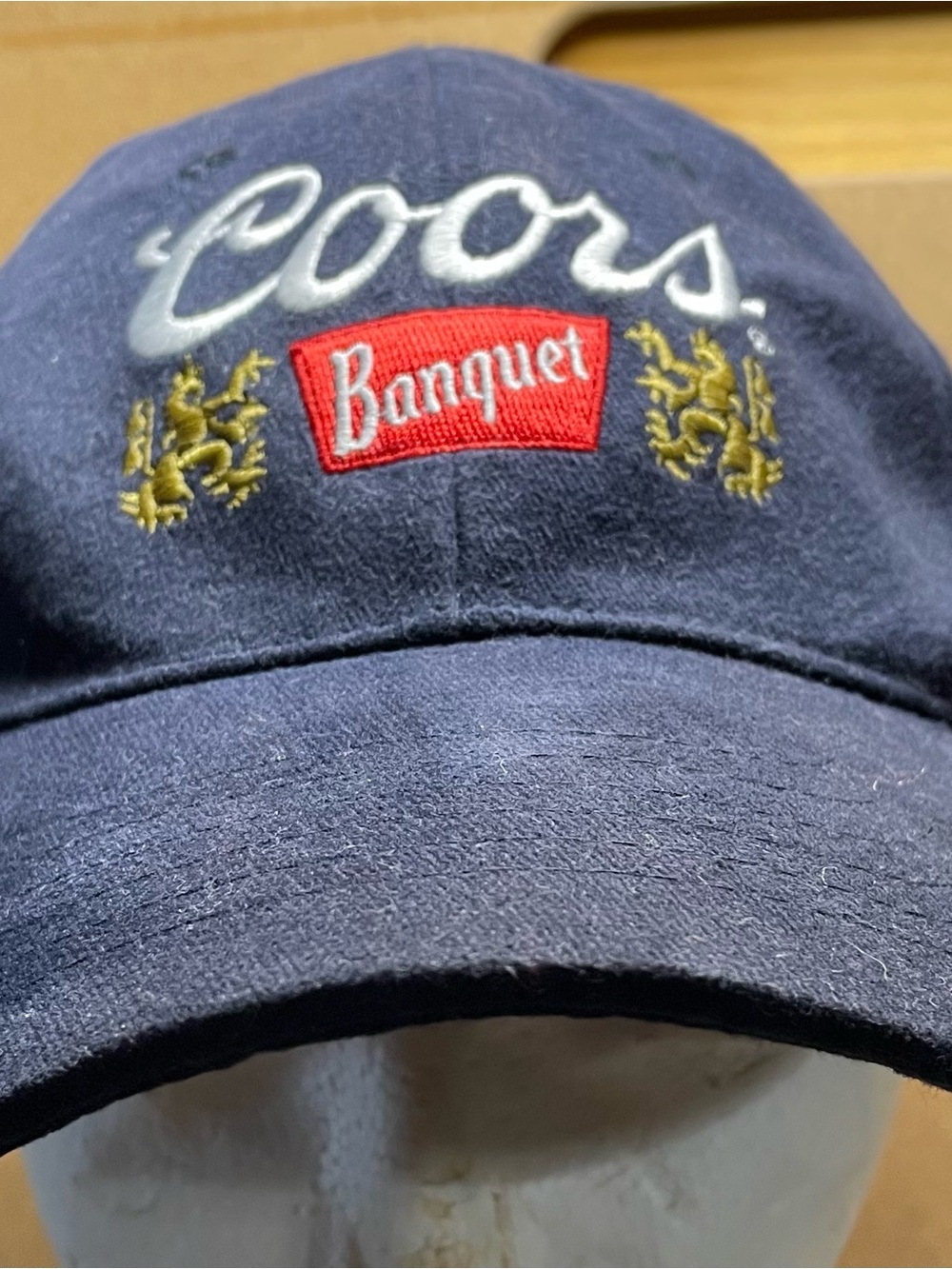Coors Banquet Navy Embroidered Baseball Cap